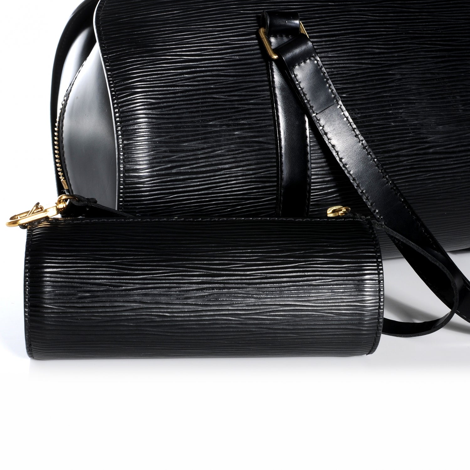 Louis Vuitton Epi Soufflot Black 5 of 8