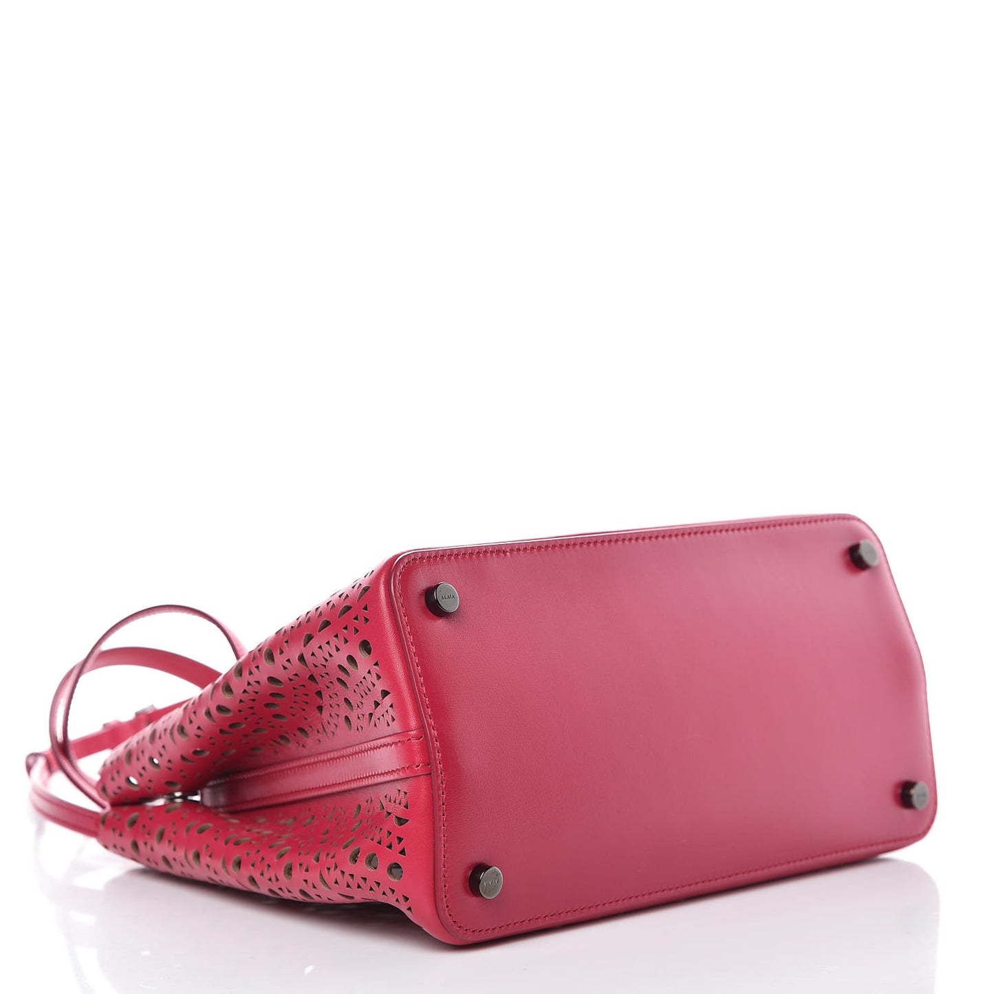 Calfskin Vienne Wave Mina 25 Bag Framboise