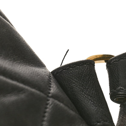 Chanel Lambskin Quilted Tassel Drawstring Backpack Black 11 of 11