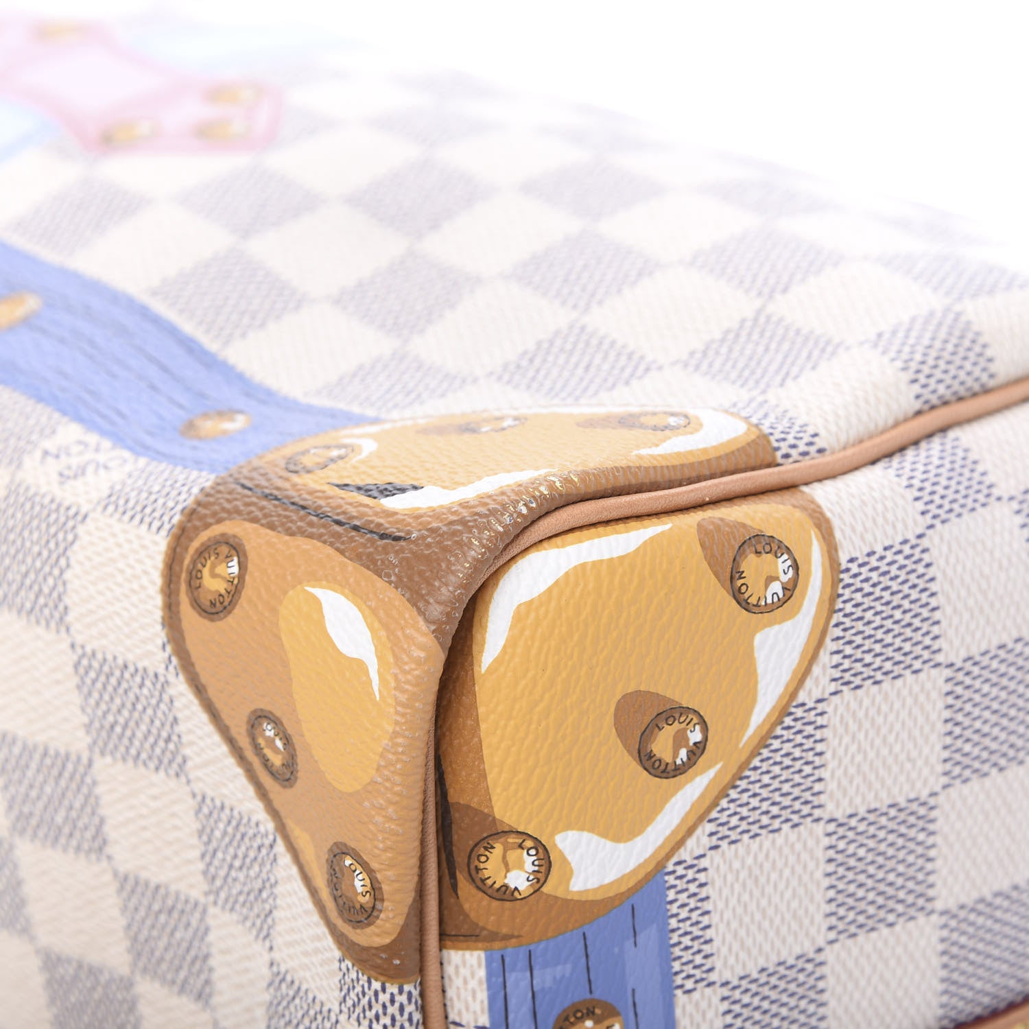 Louis Vuitton Damier Azur Summer Trunks Speedy Bandouliere 30 10 of 14