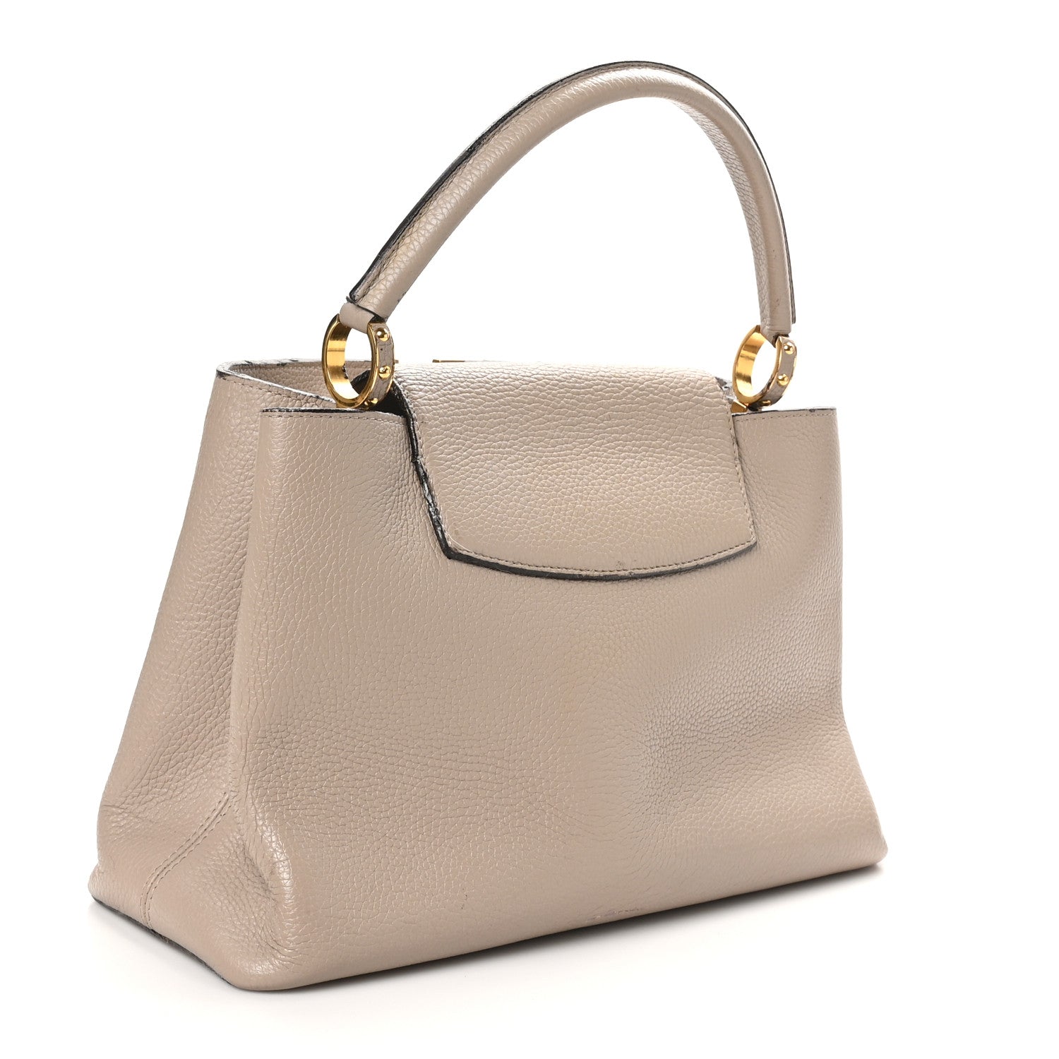 Louis Vuitton Taurillon Capucines MM Galet 3 of 12