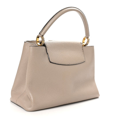 Louis Vuitton Taurillon Capucines MM Galet 3 of 12