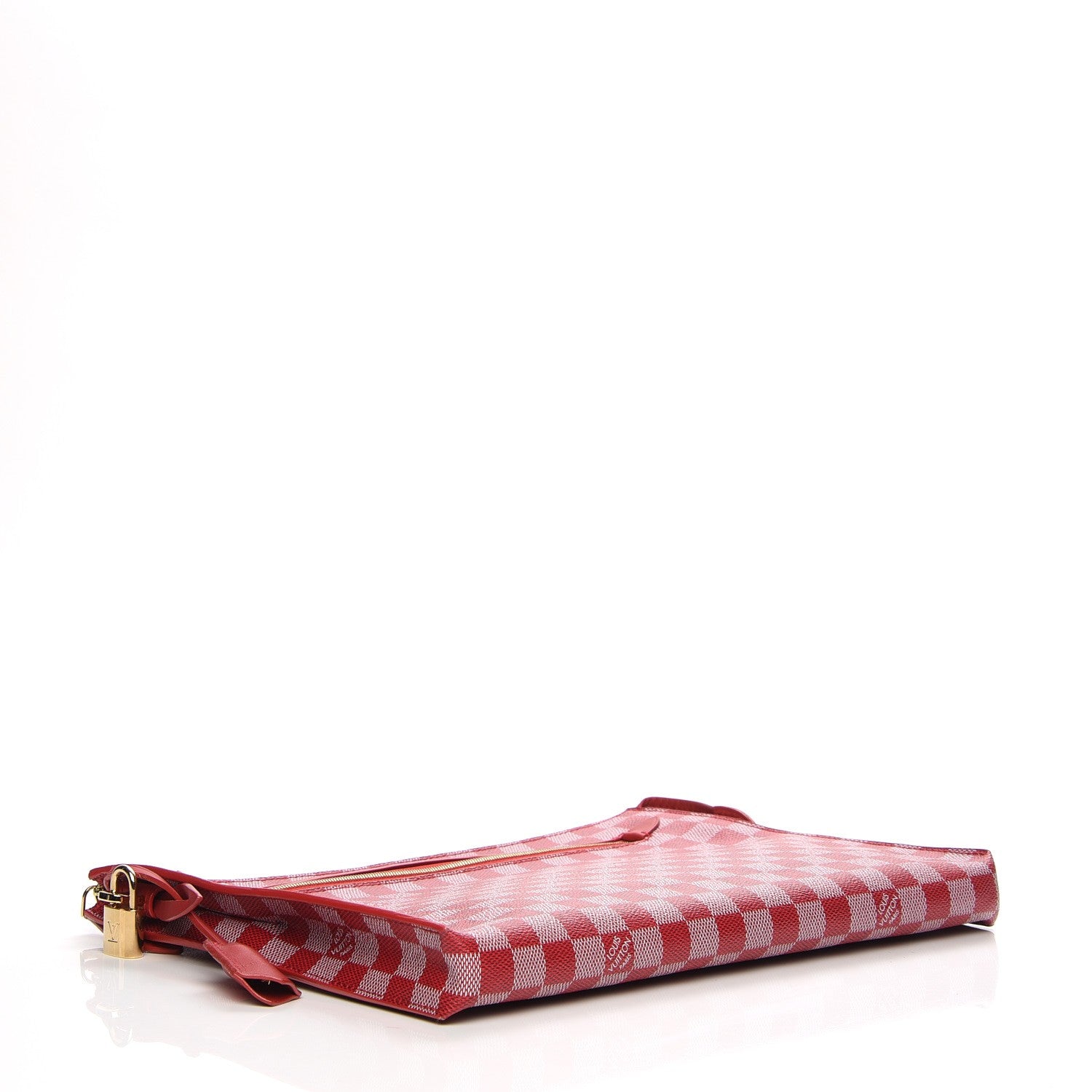Louis Vuitton Damier Couleurs Kit Clutch Carmine 4 of 7