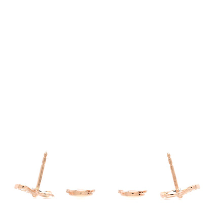Tiffany 18K Rose Gold Diamond Paper Flowers Earrings 3 of 4