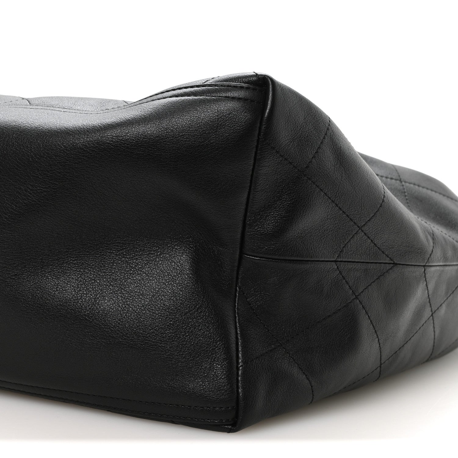 Chanel Lambskin Quilted Neo Cabas Shopping Tote Black 11 of 11