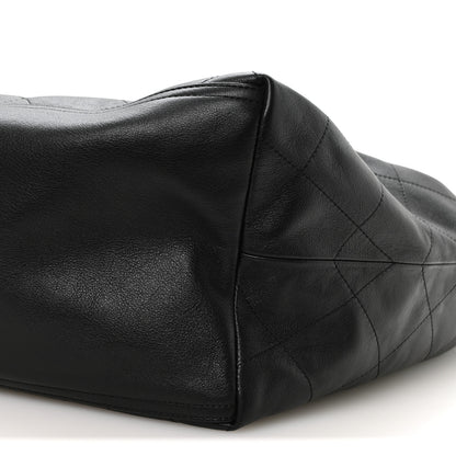Chanel Lambskin Quilted Neo Cabas Shopping Tote Black 11 of 11