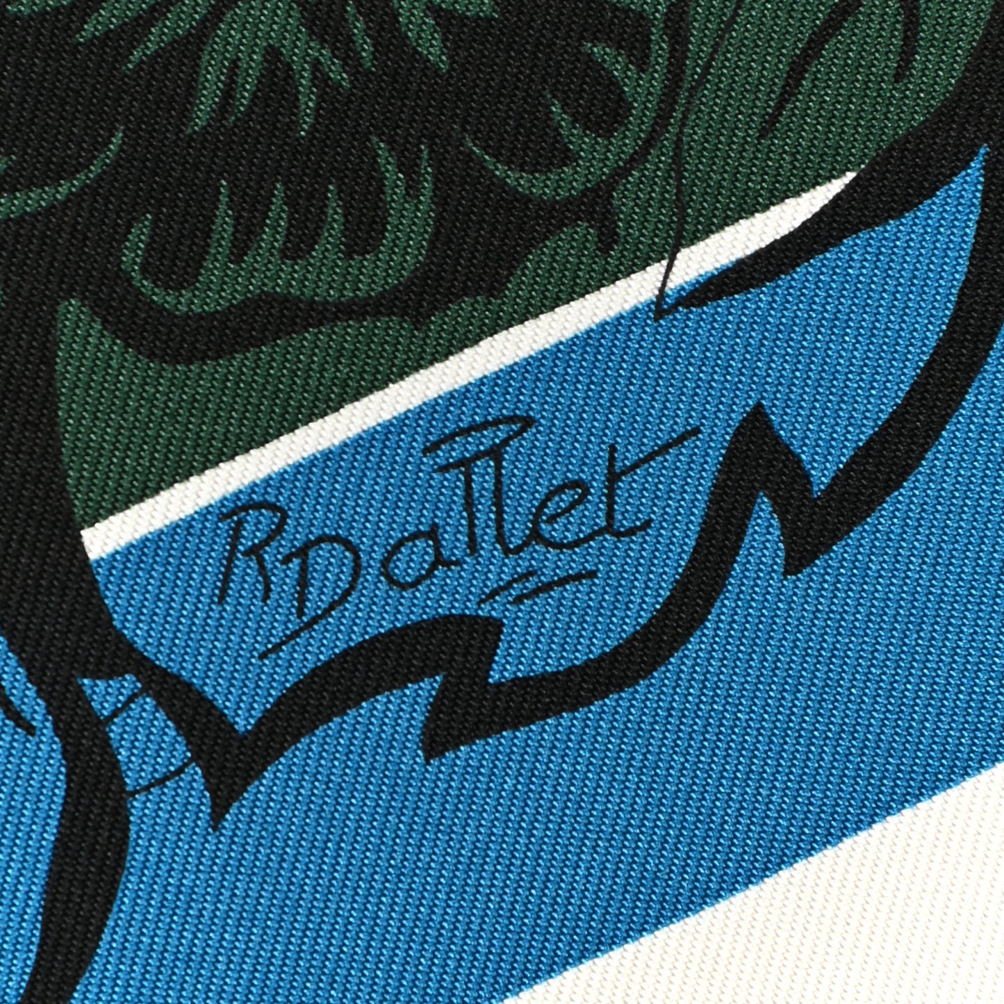 Silk Carre Jungle Love Rainbow Scarf 90 Rose Vert Jaune