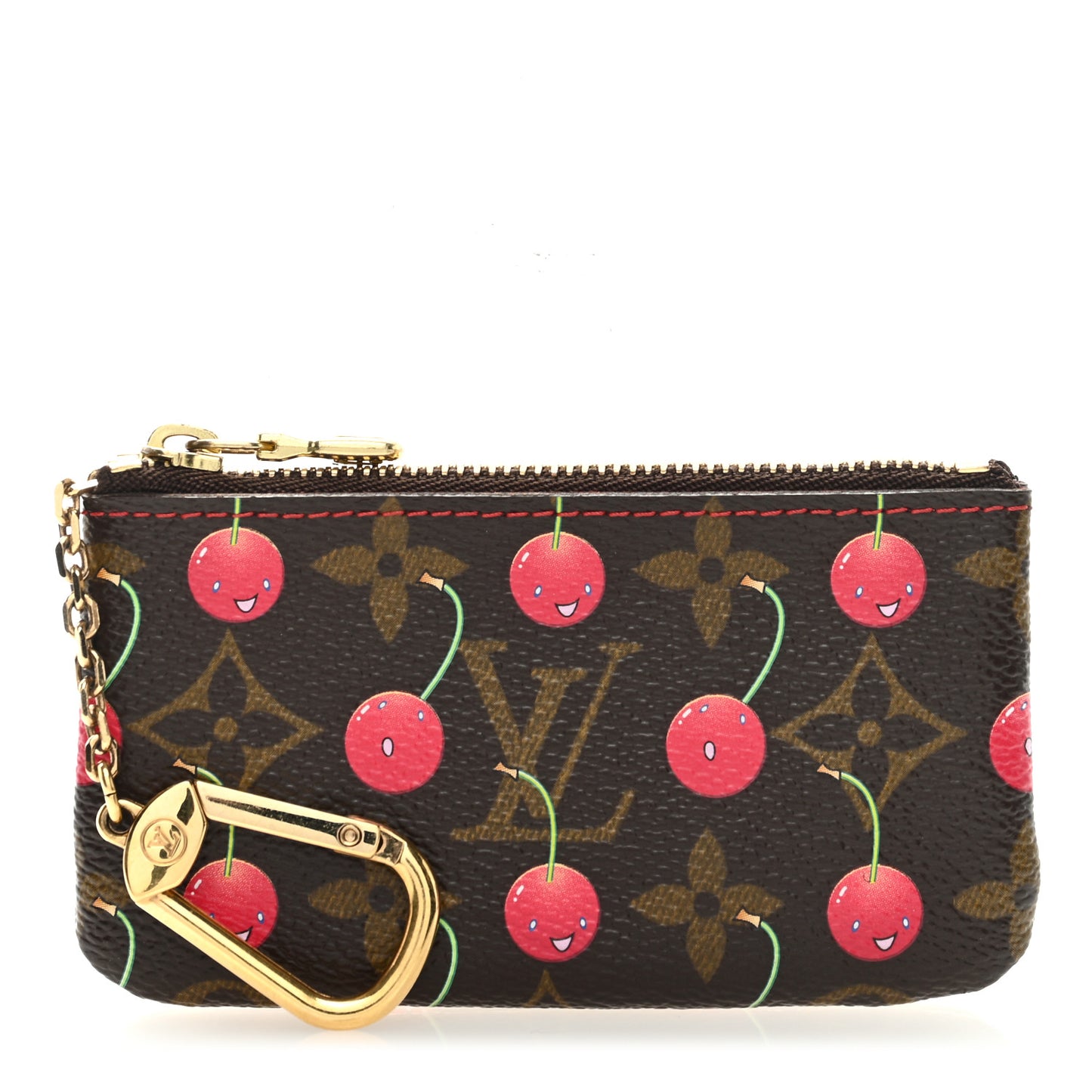Monogram Cerises Key Pouch