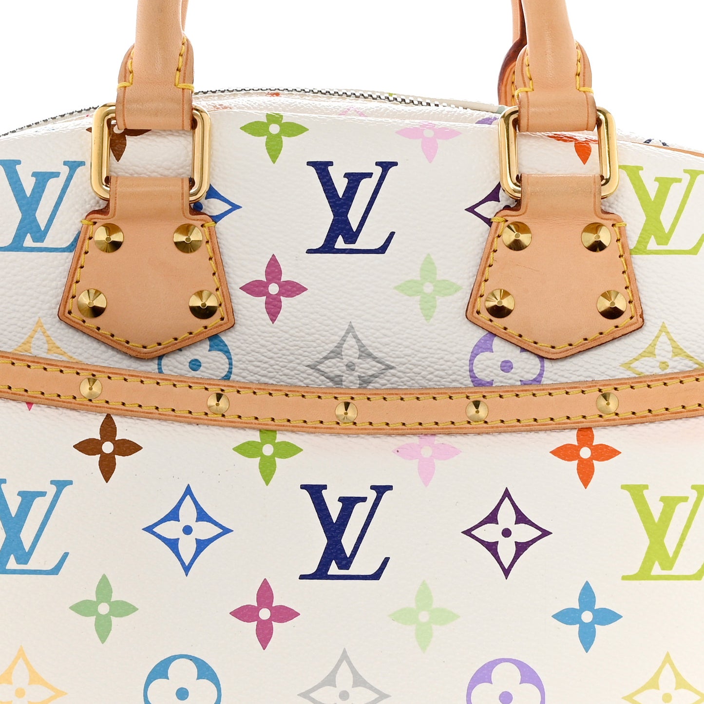 Monogram Multicolor Trouville White