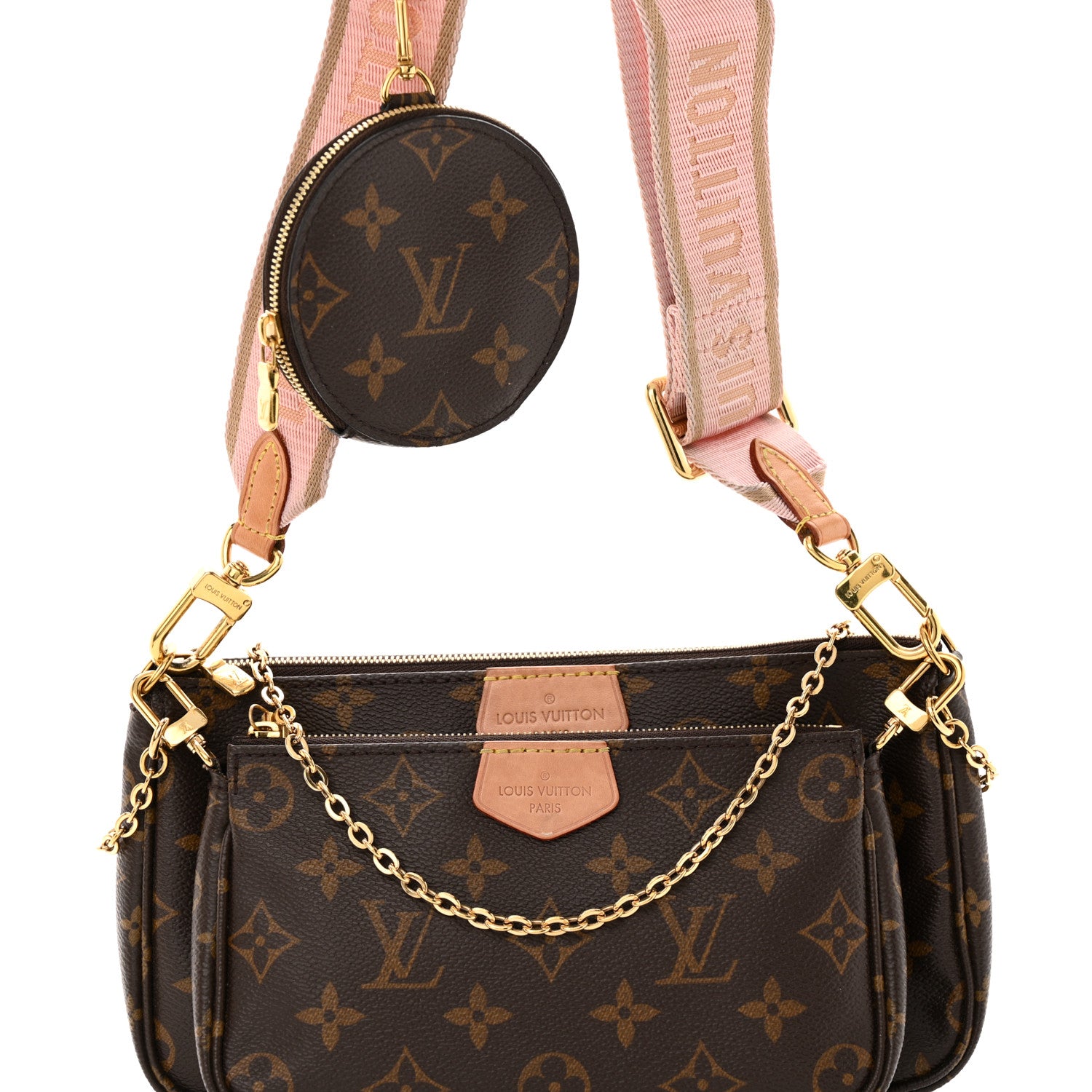 Louis Vuitton Monogram Multi Pochette Accessories Rose Clair 9 of 13