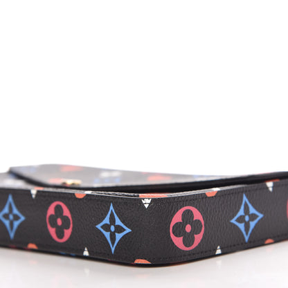 Louis Vuitton Game On Felicie Chain Wallet Black 8 of 11