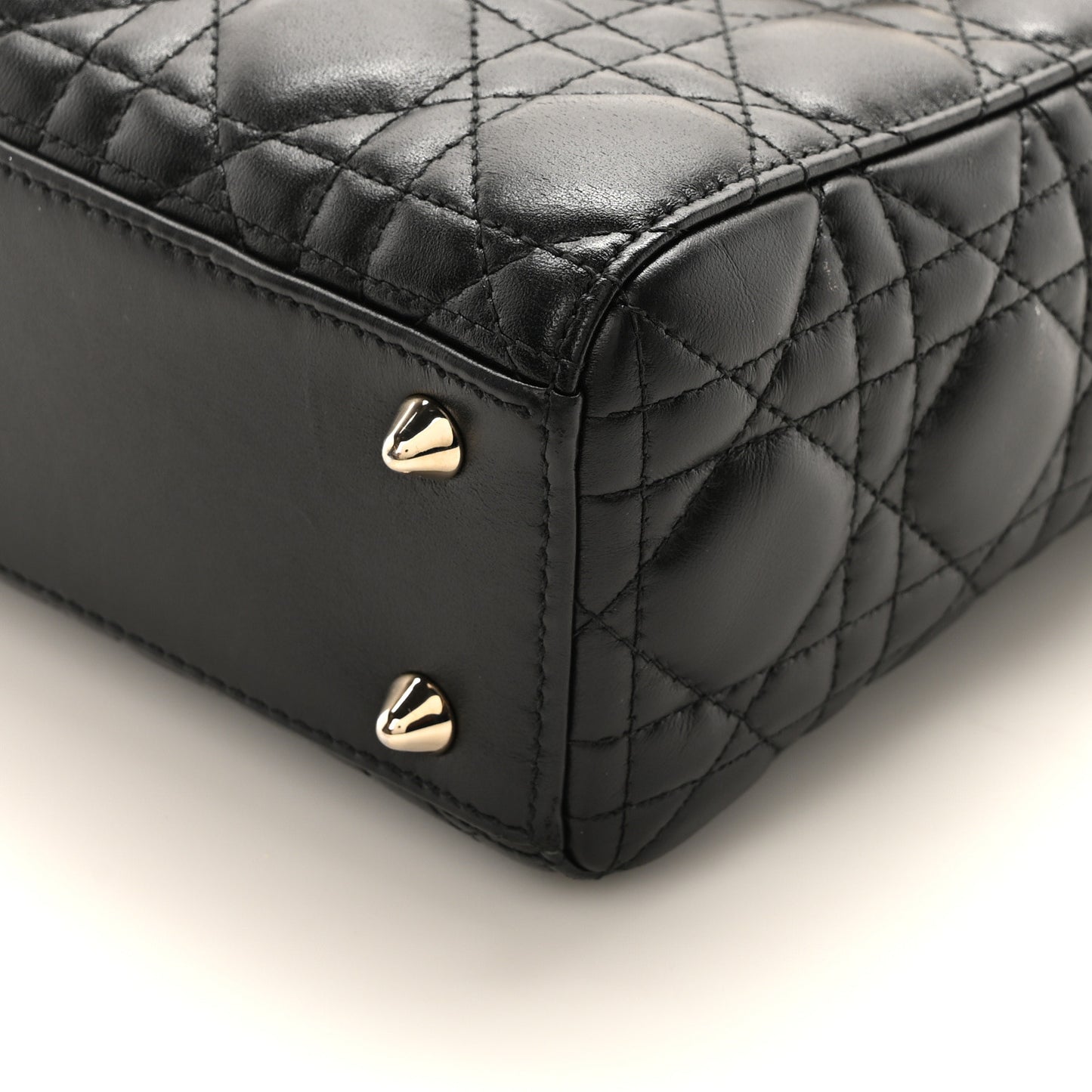 Lambskin Cannage Small My ABCDior Lady Dior Black