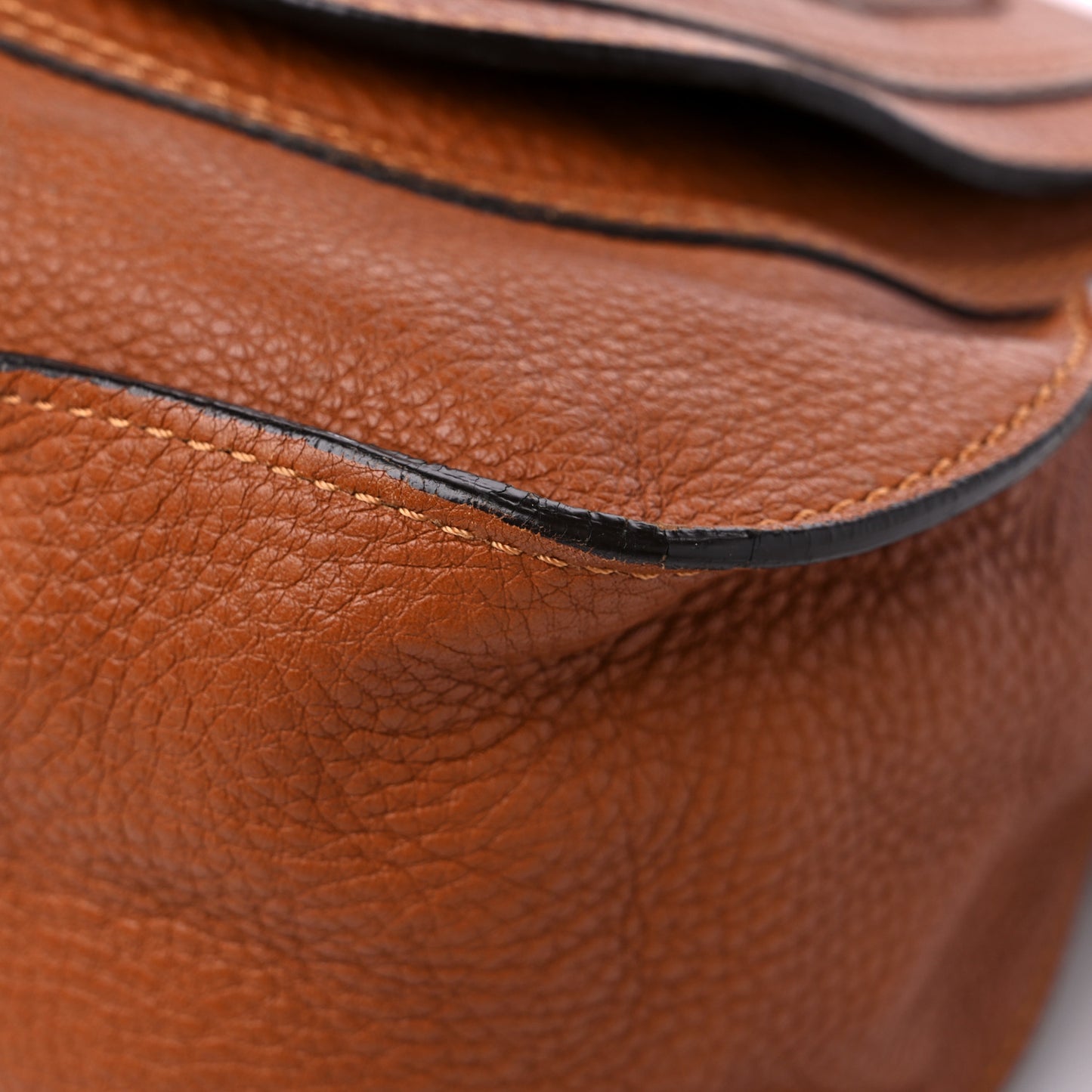 Calfskin Medium Marcie Satchel Tan