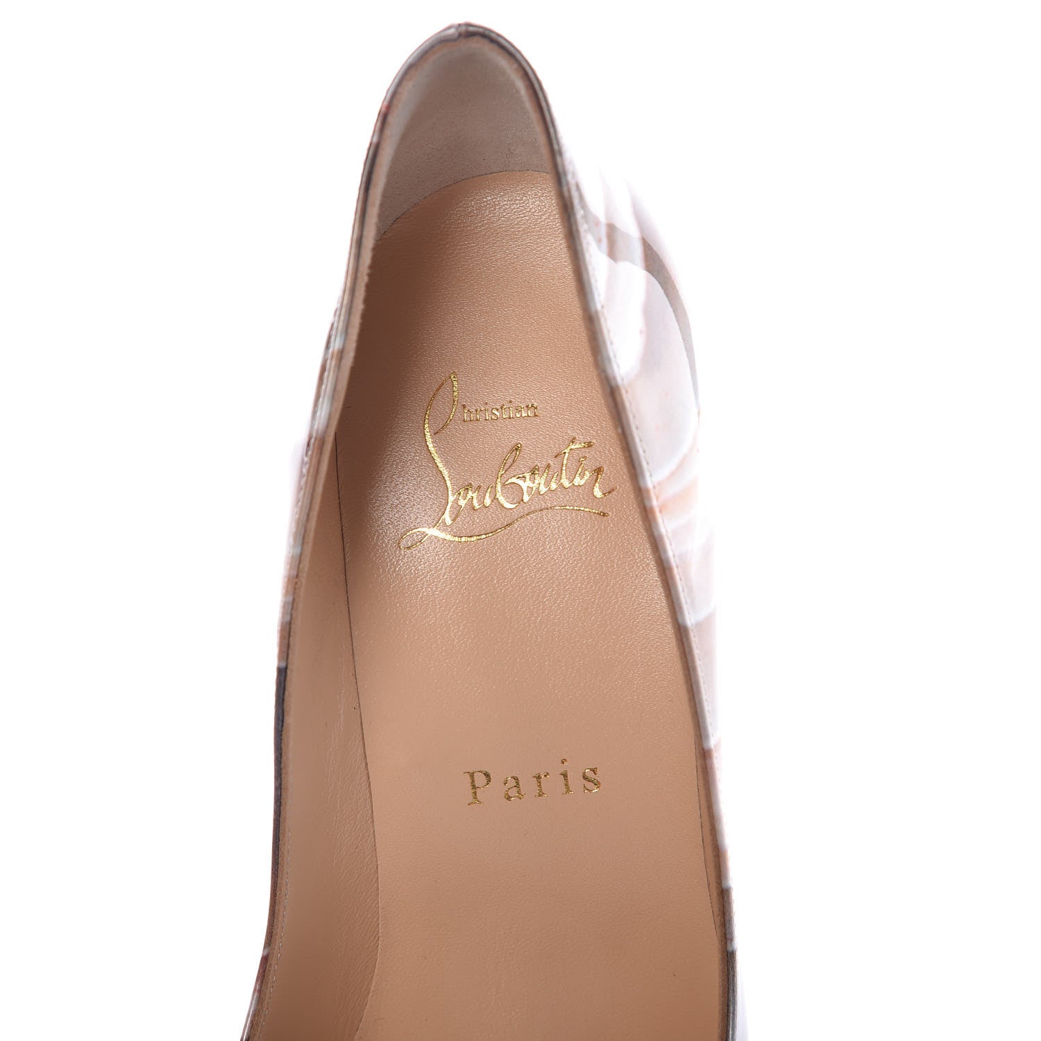 Christian Louboutin Patent Agate Pigalle Follies 100 Pumps 37 Multicolor 7 of 8