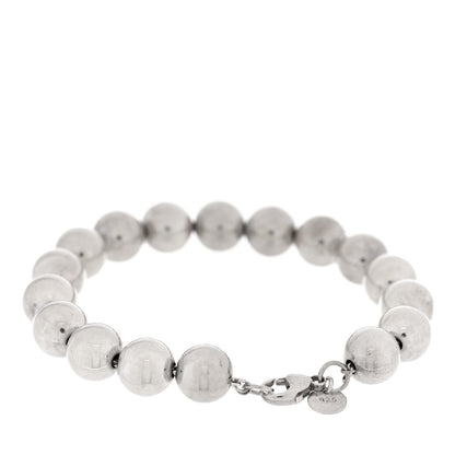 Tiffany Sterling Silver 10mm Hardwear Ball Bracelet 2 of 3