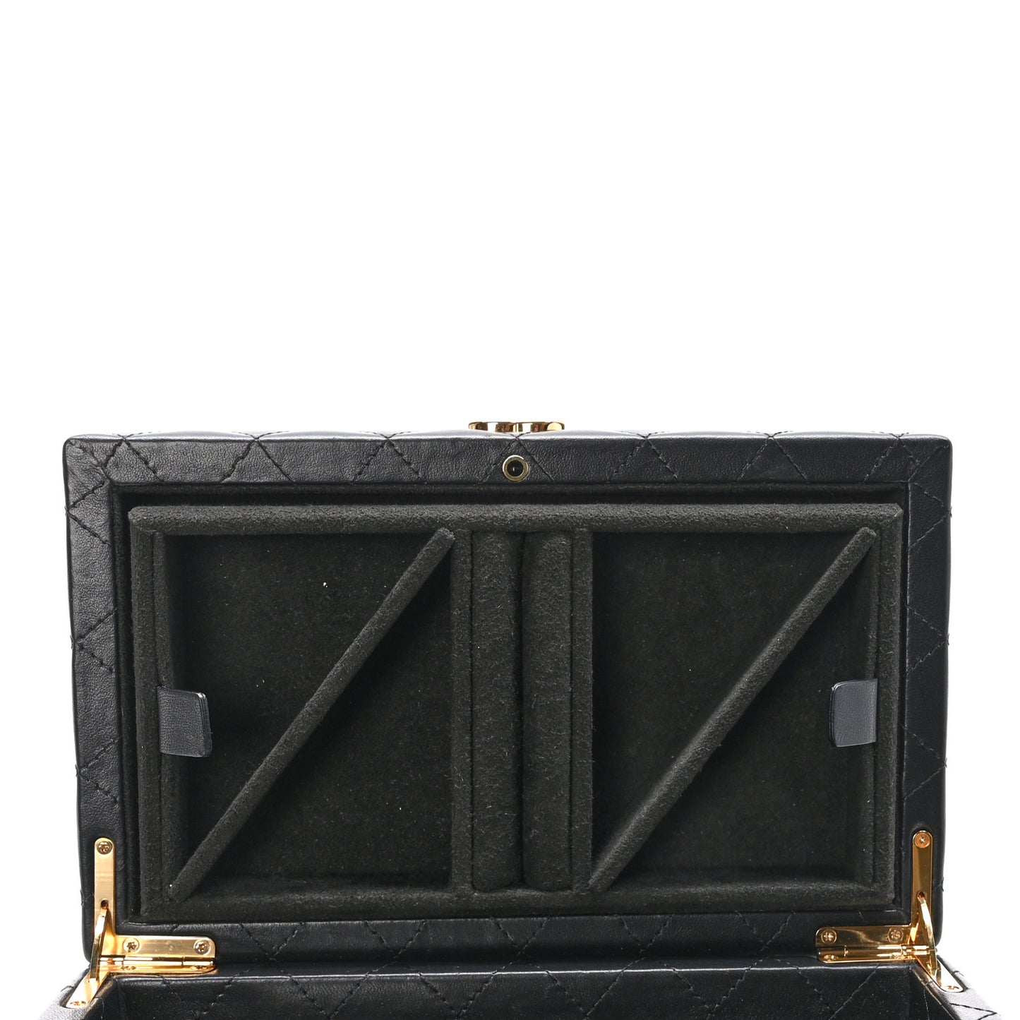 Lambskin Small Jewelry Box Black