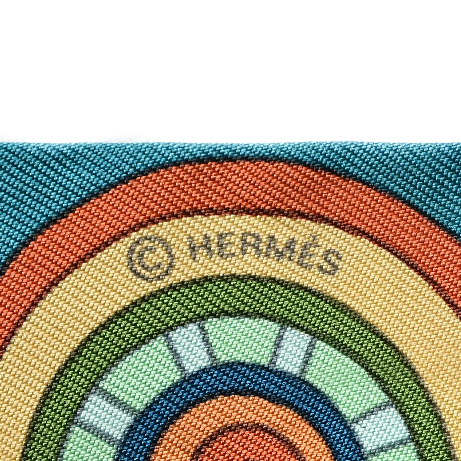 Hermes Silk Tohu Bohu Twilly Bleu Canard Multicolor 7 of 7