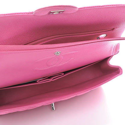 Chanel Iridescent Caviar Quilted Medium Double Flap Pink 5 of 8