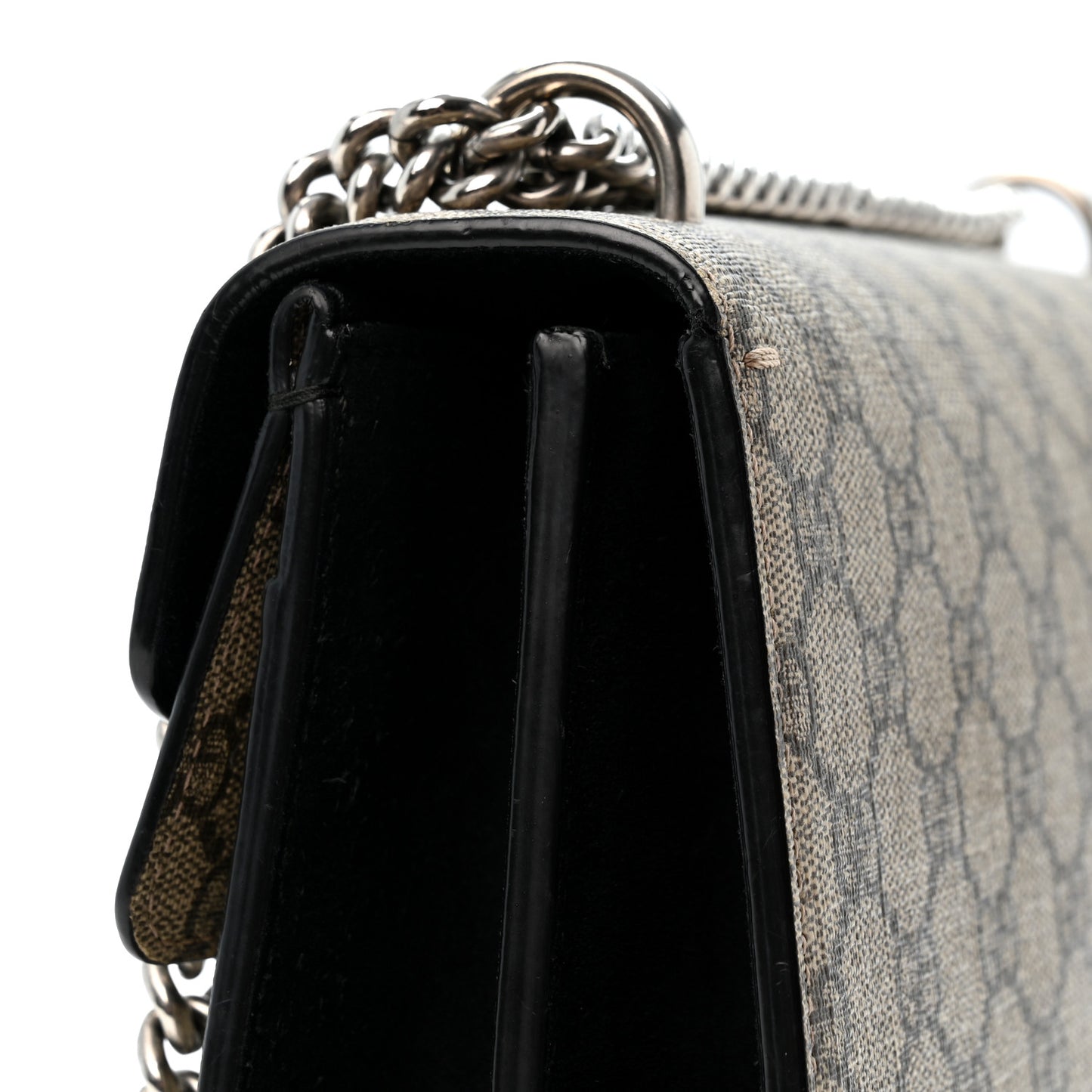 GG Supreme Monogram Small Dionysus Shoulder Bag Black