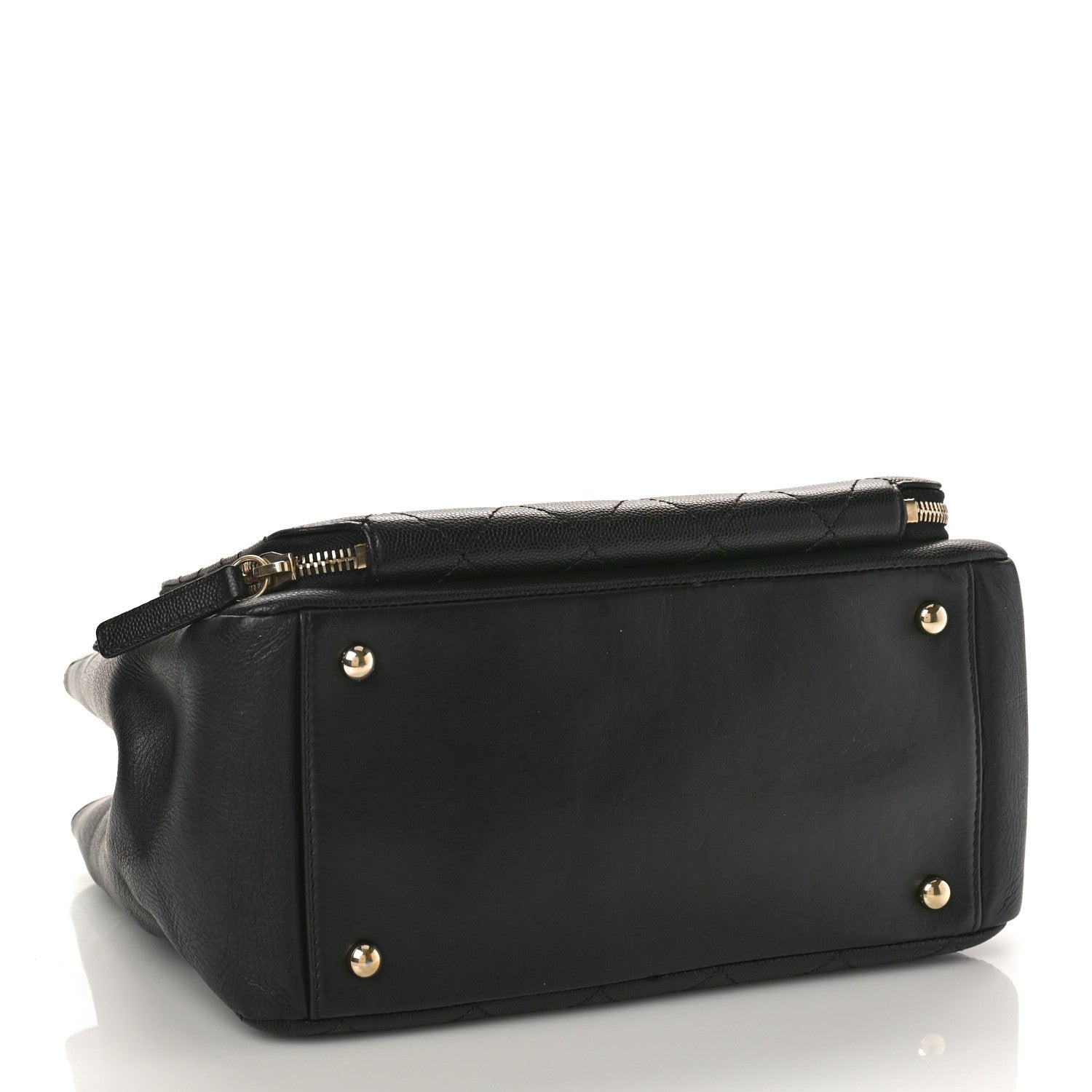 Chanel Caviar Quilted Small Business Affinity Shopping Bag Black 4 of 10