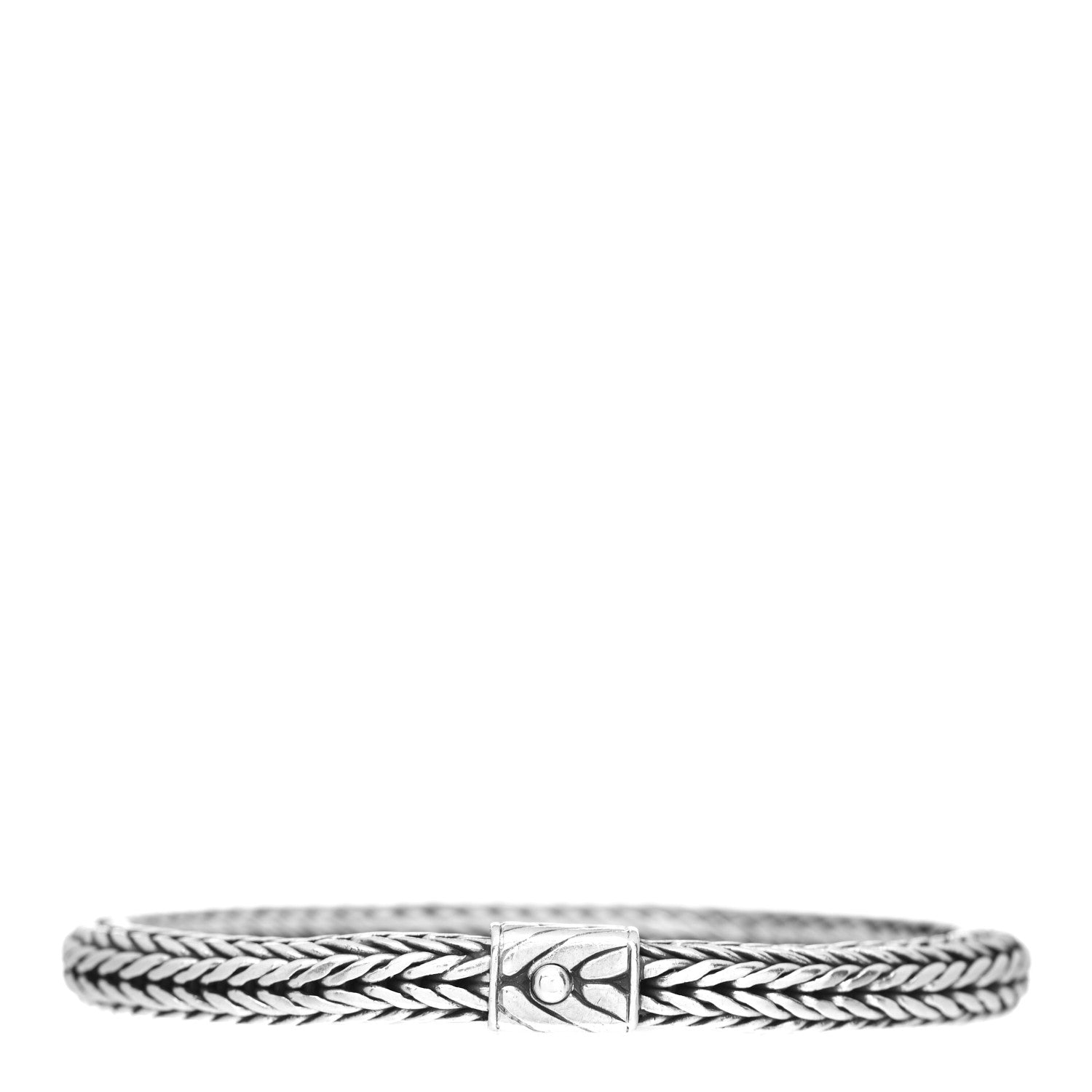 John Hardy Sterling Silver 6.5mm Square Classic Chain Bracelet 1 of 3