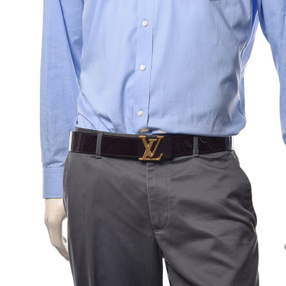 Louis Vuitton Vernis LV Facettes Belt 90 36 Amarante 2 of 10