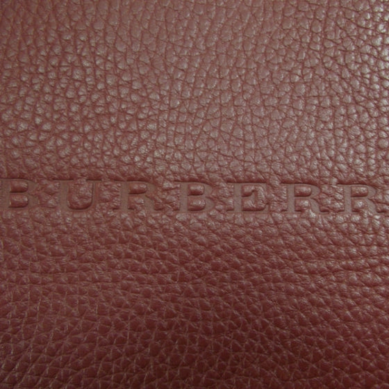 Leather Large Tote Red