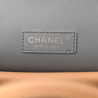 Chanel Calfskin Stitched Large Shopping Tote Beige 6 of 10