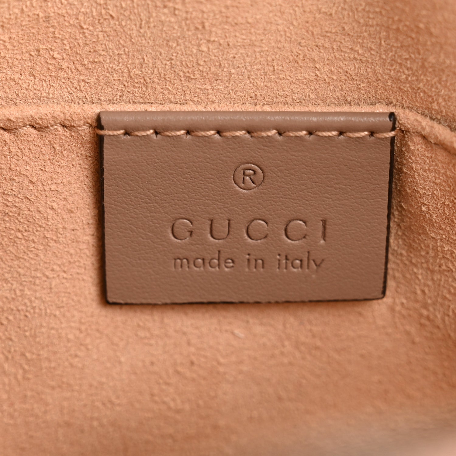 Gucci Calfskin Matelasse Mini GG Marmont Chain Shoulder Bag Porcelain Rose 6 of 12
