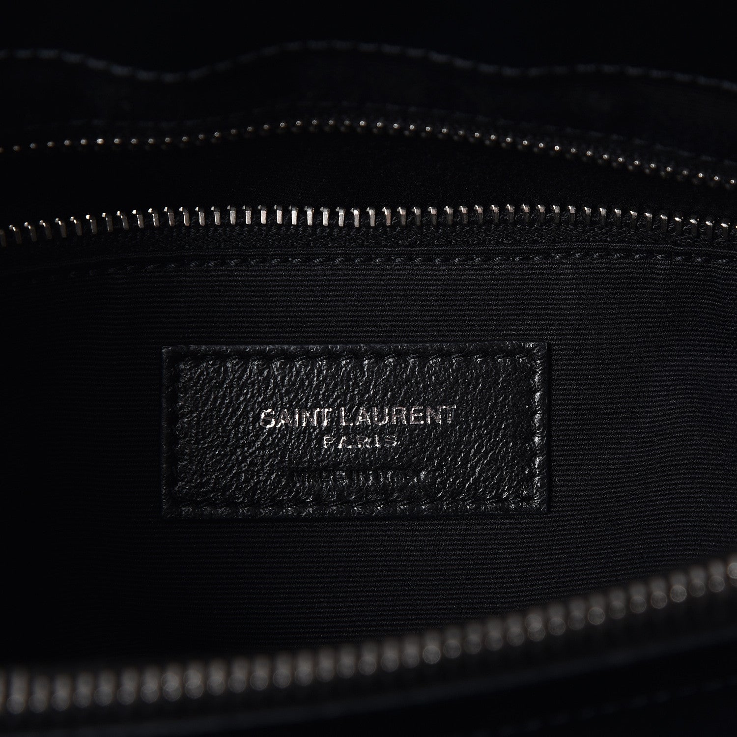Saint Laurent Calfskin Y Quilted Monogram Medium Loulou Chain Satchel Black 9 of 11