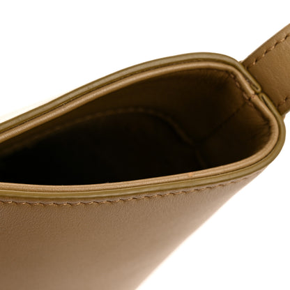 Celine Smooth Calfskin Small Cuir Triomphe Bucket Bag Olive 13 of 13