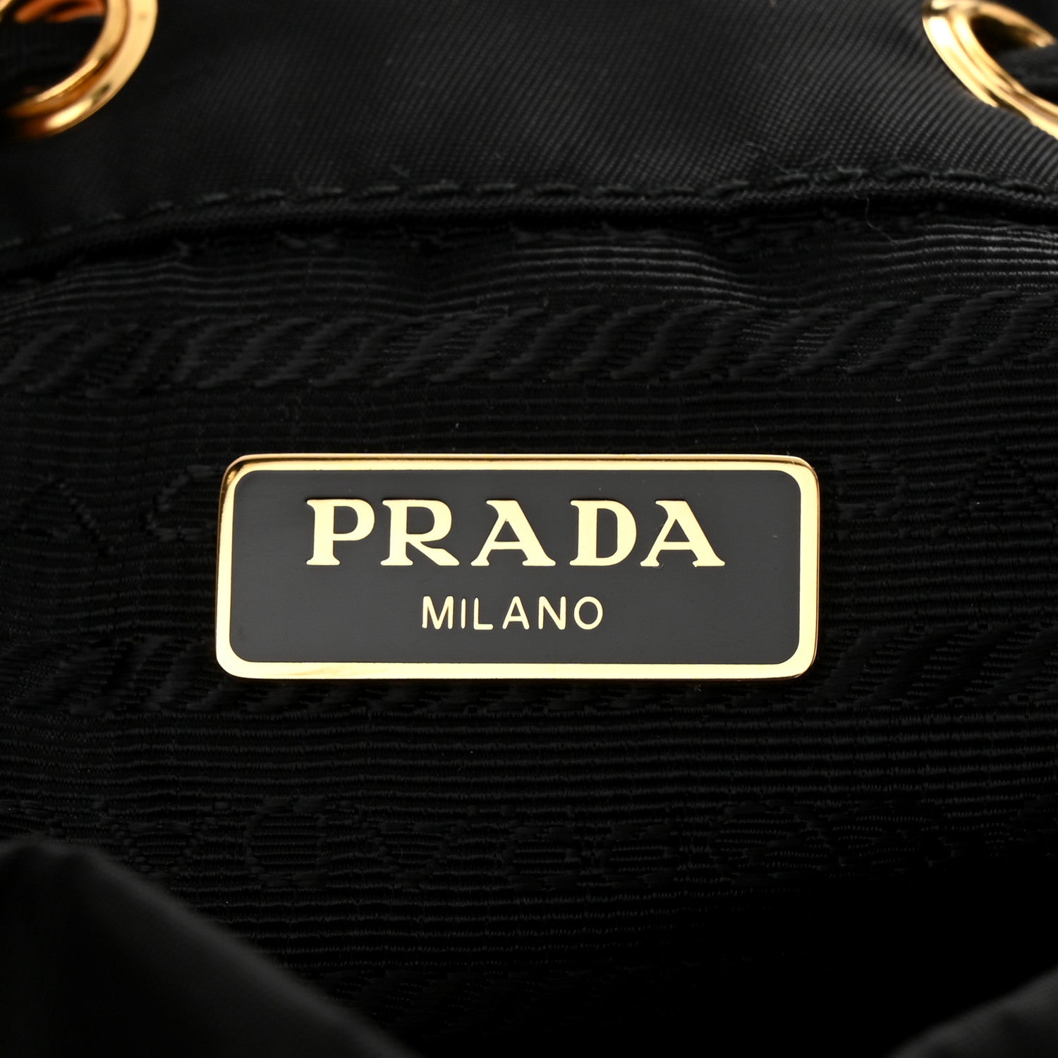 Prada Re-Nylon Duet Drawstring Shoulder Bag Black 6 of 10