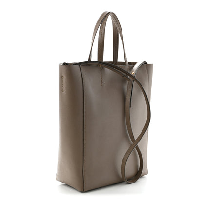 Celine Grained Calfskin Small Vertical Cabas Taupe 2 of 10
