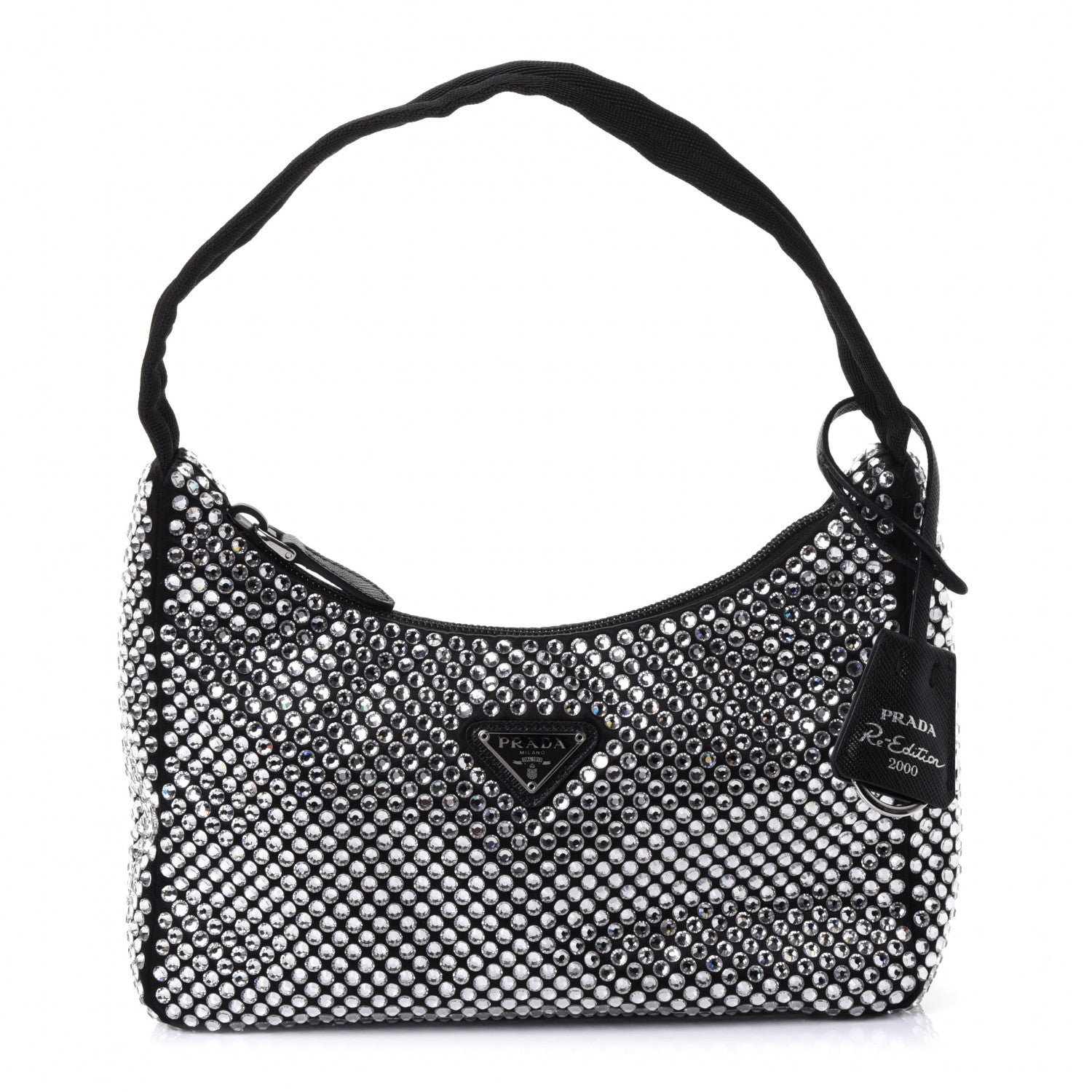 Prada Satin Crystal Mini Re-Edition 2000 Bag Cristal 1 of 4