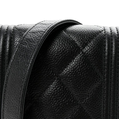 Chanel Caviar Quilted Boy Phone Holder Black 9 of 11