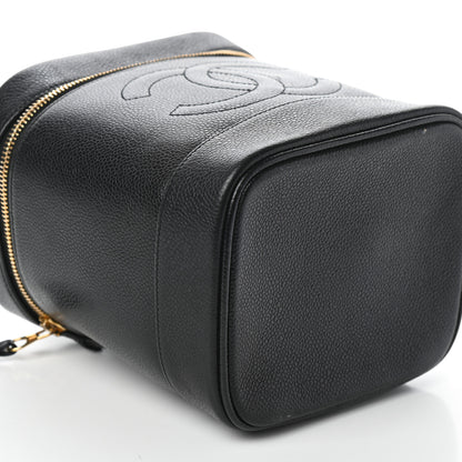 Chanel Caviar Vanity Cosmetic Case Black 8 of 9