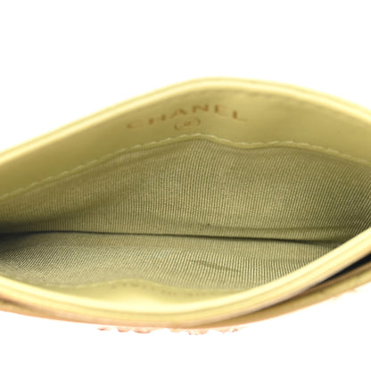 Chanel Caviar Quilted French New Wave Card Holder Light Green 5 of 11