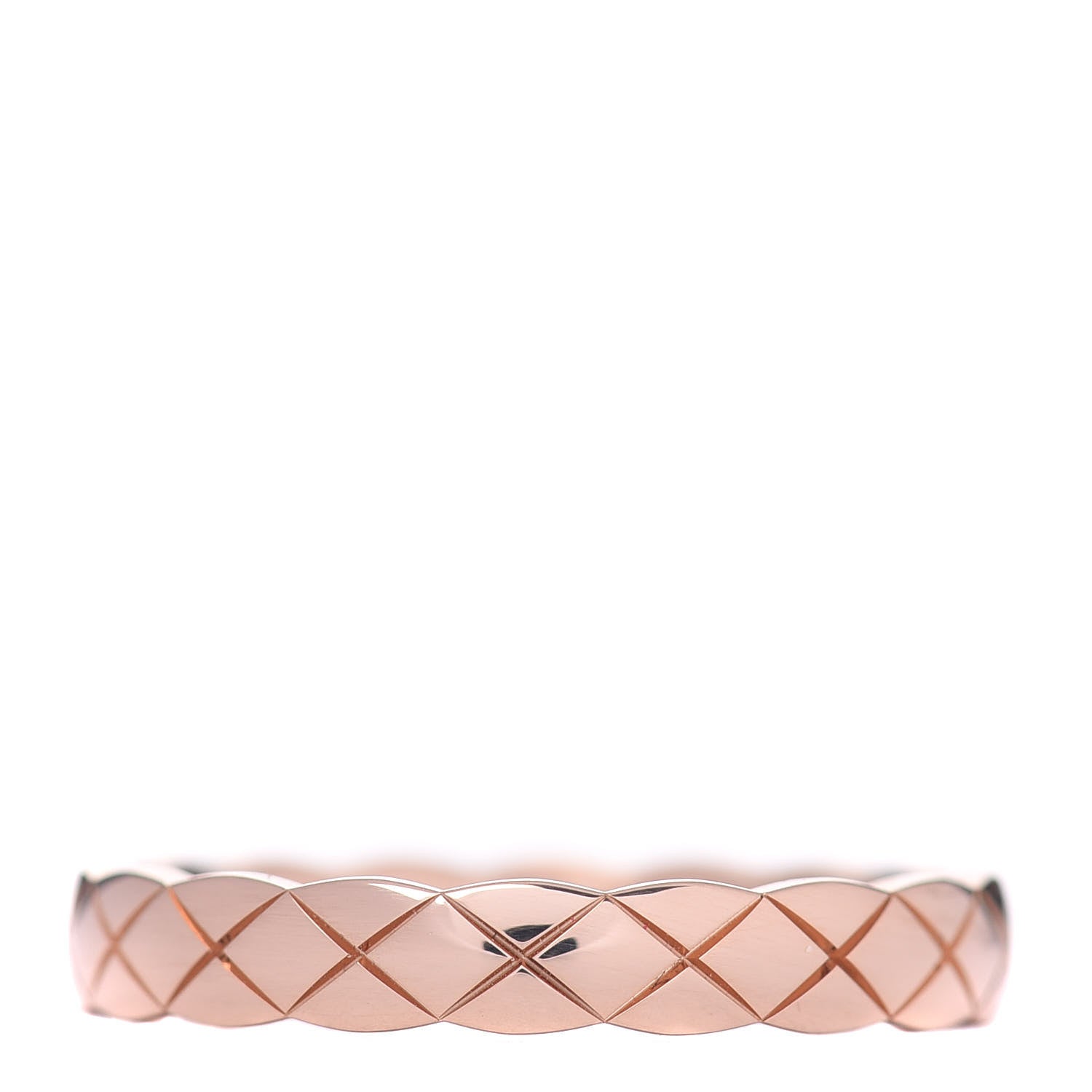 Chanel 18K Beige Gold Mini Coco Crush Ring 53 6.25 3 of 4