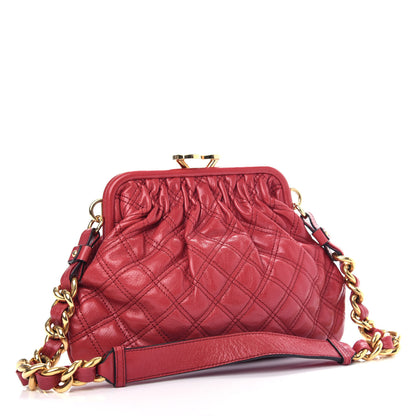 Marc Jacobs Calfskin Quilted Little Stam Pink 3 of 10