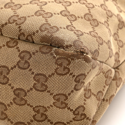 Gucci Monogram Medium Horsebit Chain Hobo Dark Brown 12 of 16