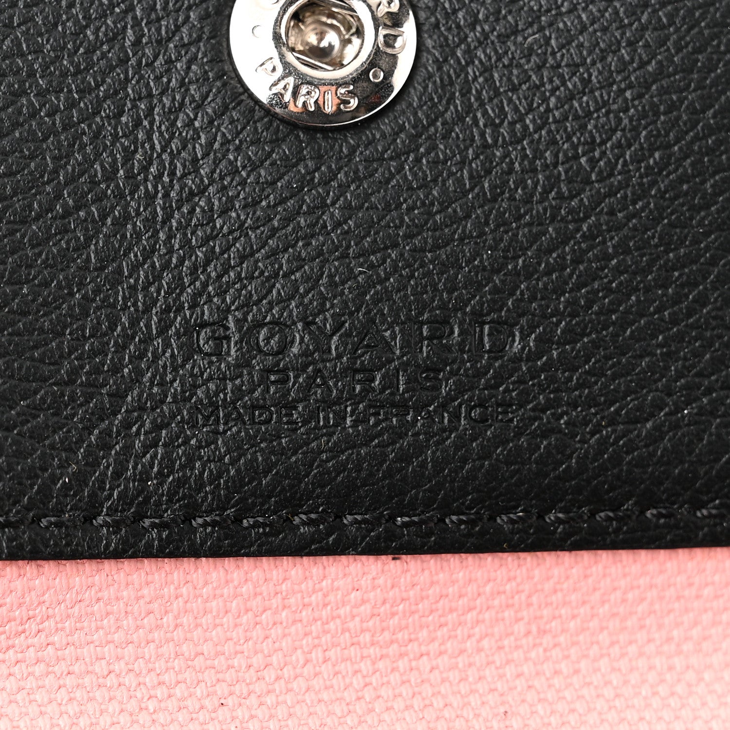 Goyard Goyardine Saint Louis Claire Voie GM Black Pink 7 of 11