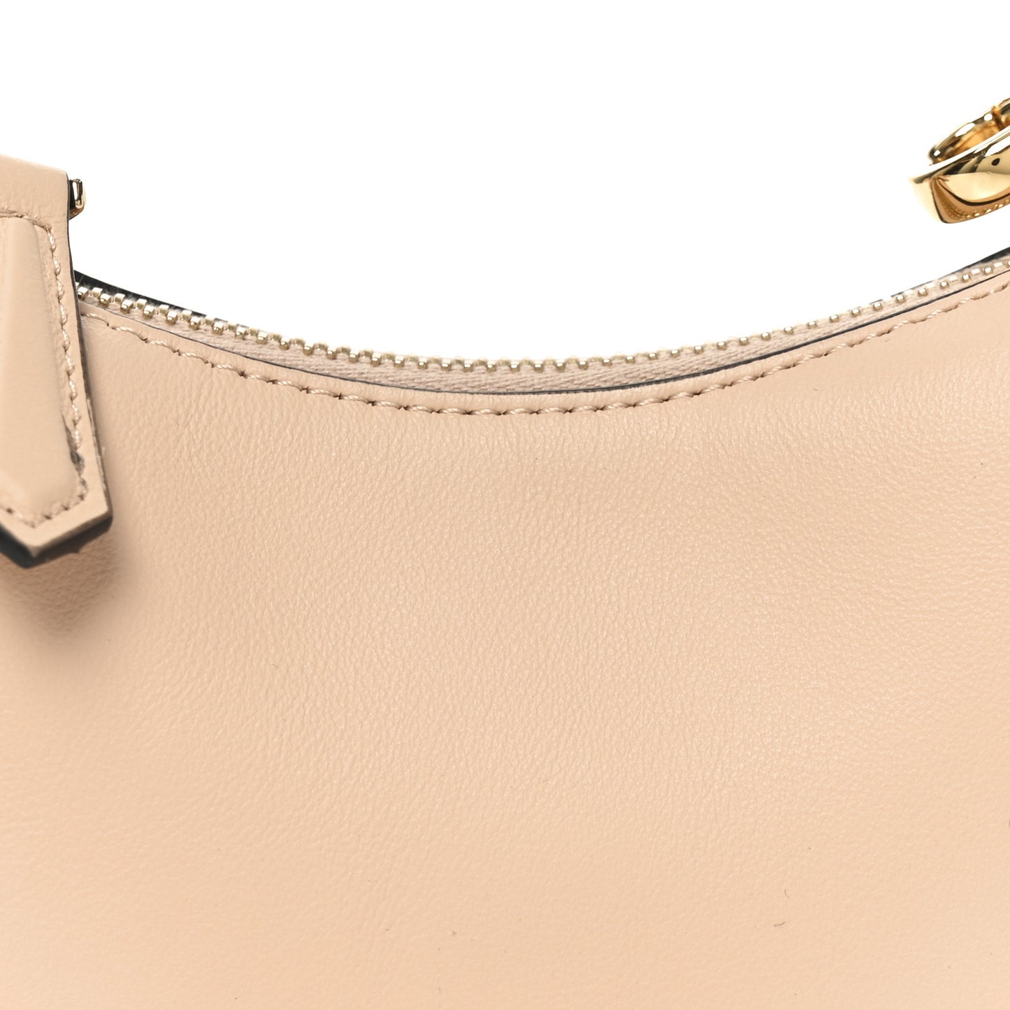 Vitello Grace Matte Nano Fendigraphy Hobo Bag Light Rose