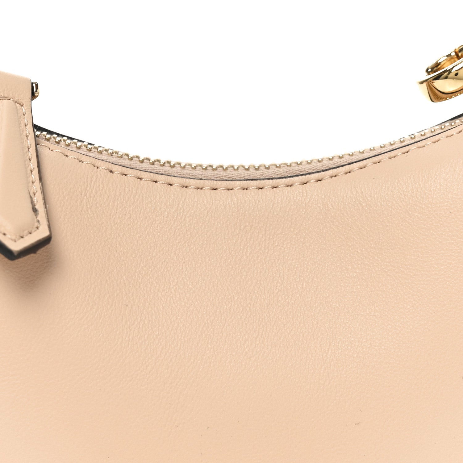 Fendi Vitello Grace Matte Nano Fendigraphy Hobo Bag Light Rose 9 of 9