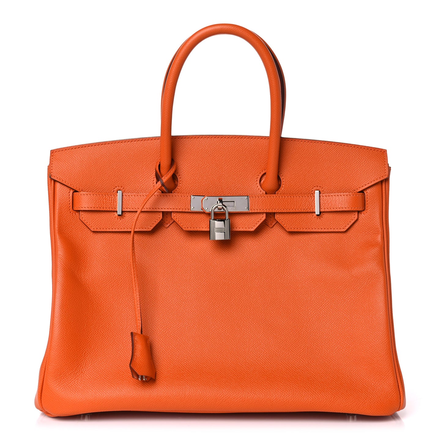 Epsom Birkin 35 Orange