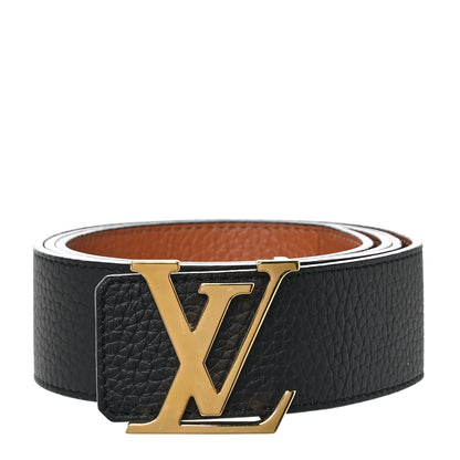 Louis Vuitton Calfskin 30mm LV Initiales Belt 100 40 Black 1 of 4