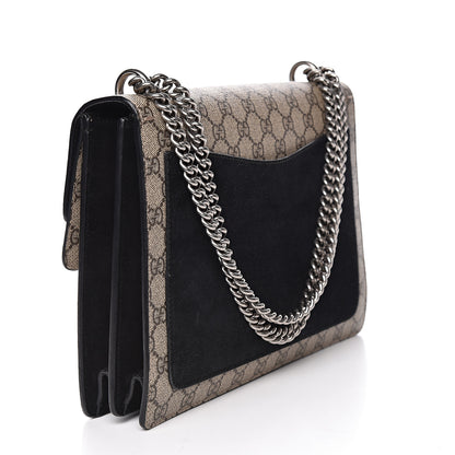 Gucci GG Supreme Monogram Medium Dionysus Shoulder Bag Black 3 of 16