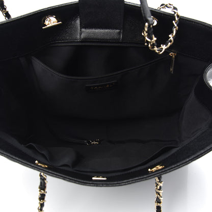 Chanel Caviar Quilted Large Shopping Tote Black 5 of 10