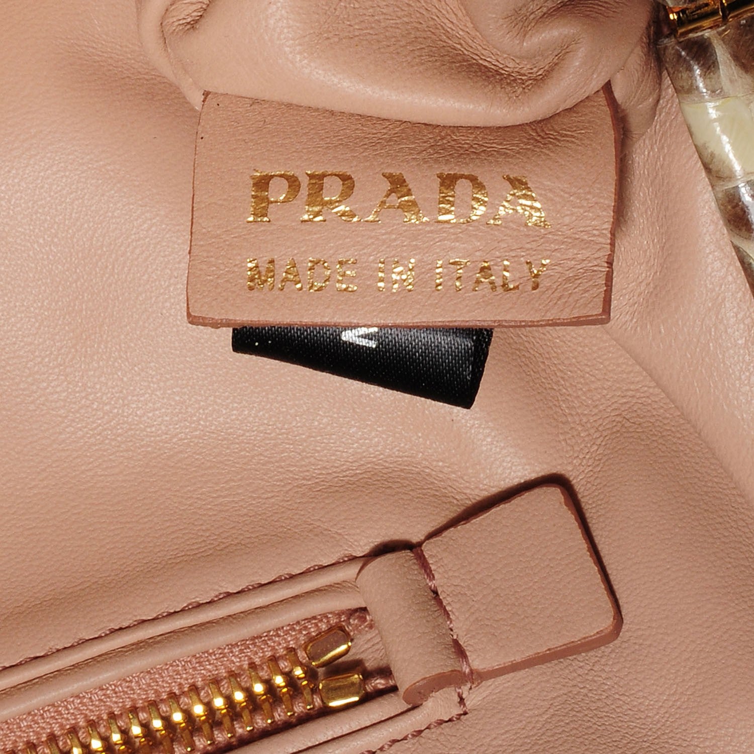 Prada Python Clutch Stone 8 of 11