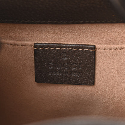 Gucci GG Supreme Monogram Web Small Ophidia Bucket Bag Brown 6 of 10