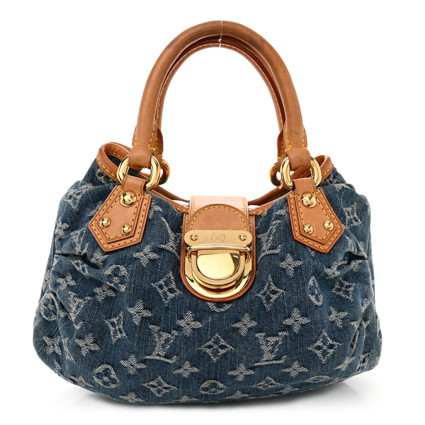 Monogram Denim Pleaty Blue